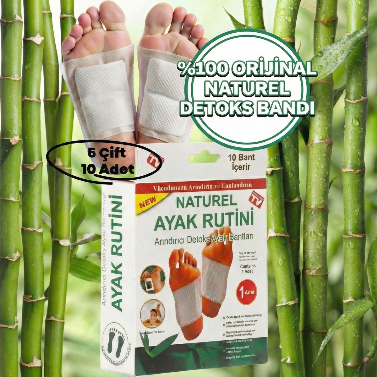 Ayak Rutini Ayak Detoks Bandı