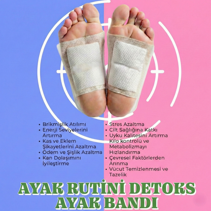 Ayak Rutini Ayak Detoks Bandı